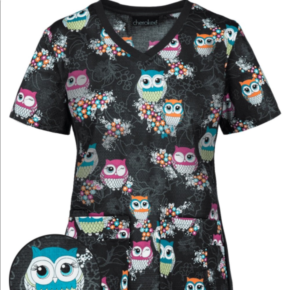 NWOT cherokee flexibles ‘too cute to hoot’